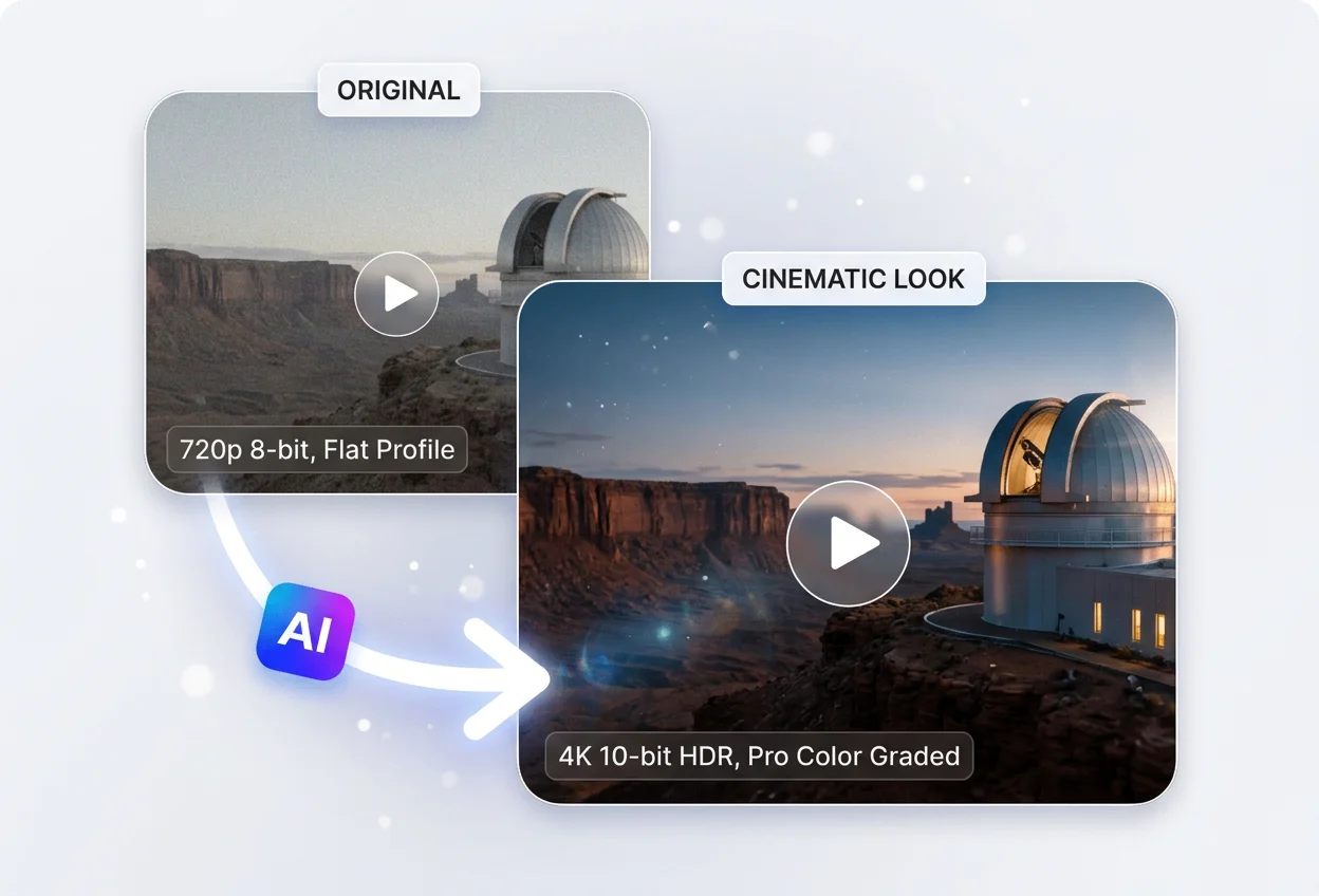 Low-Quality Footage to Cinematic Look