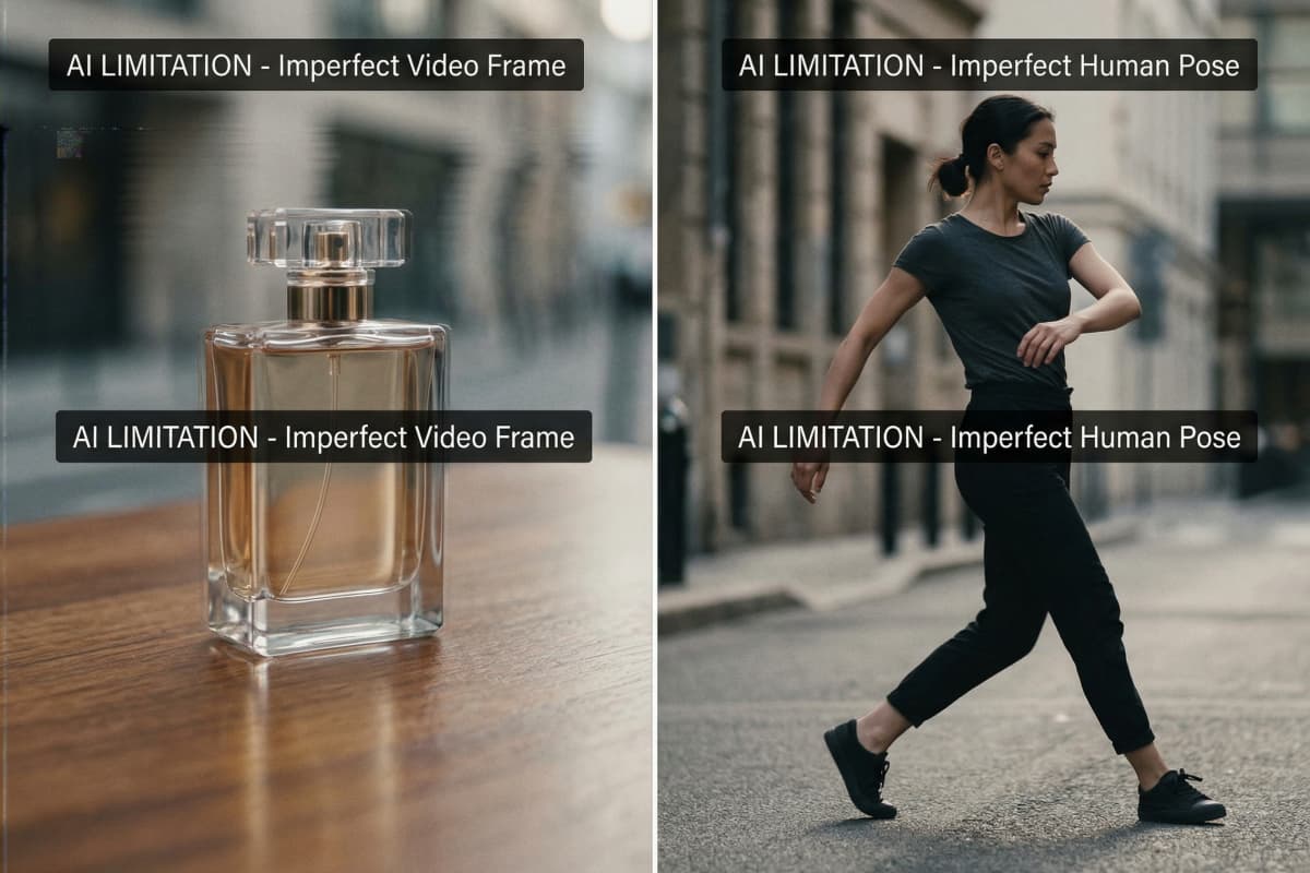 AI video generation failure examples