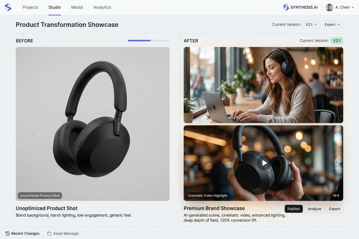 imagem de produto para vídeo