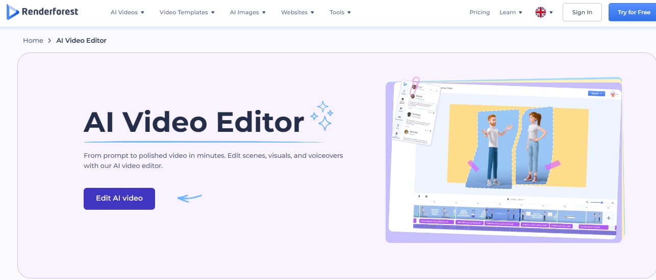 Renderforest Video Workflow