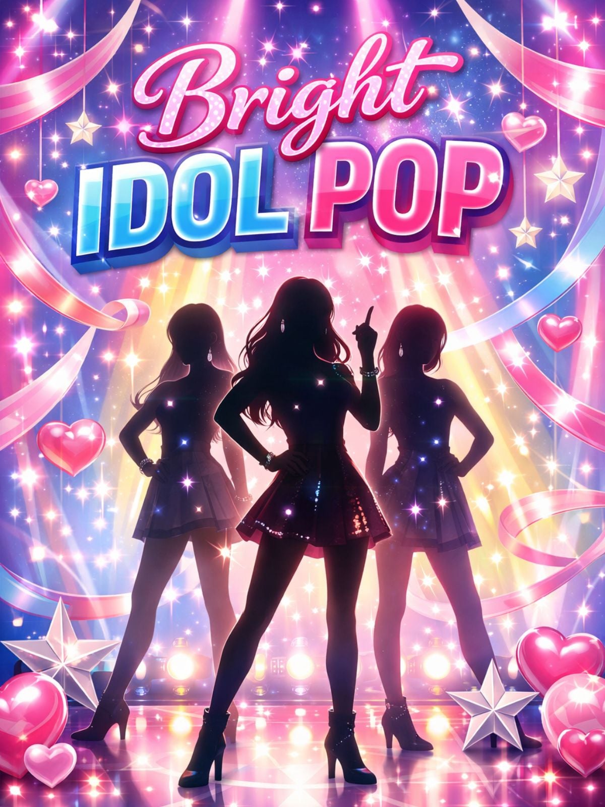 Pop idol lumineuse