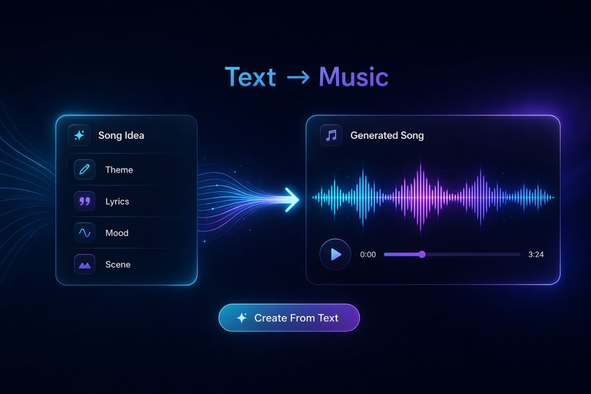 build songs from lyrics and mood