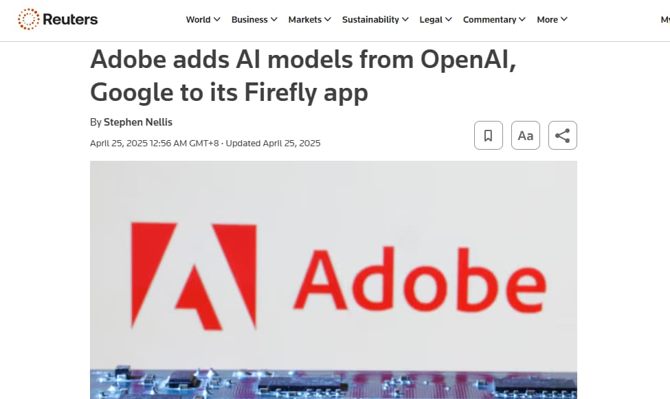 Adobe Firefly 第三方模型
