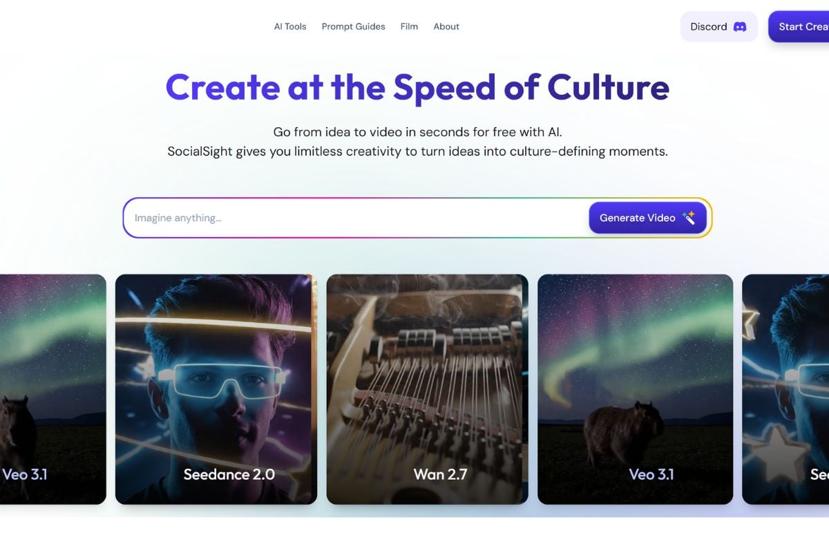 SocialSight AI 文字轉影片生成器