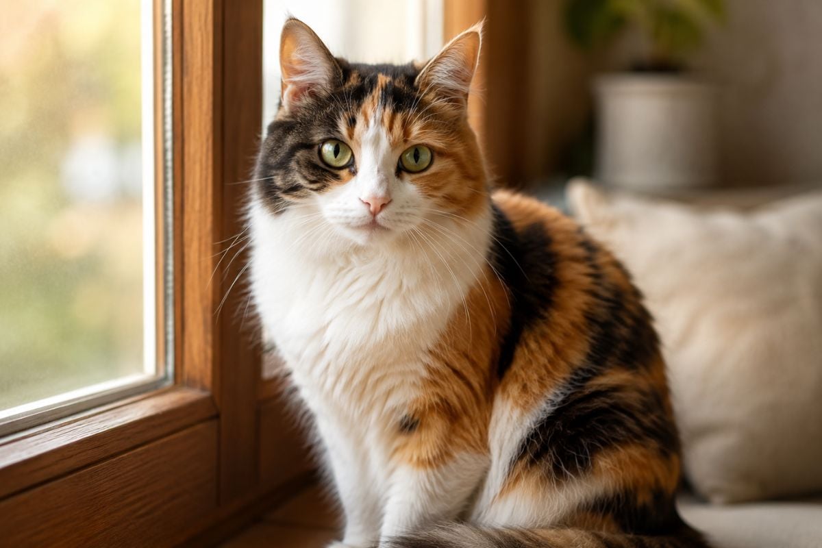 Fantasy magic cat AI picture