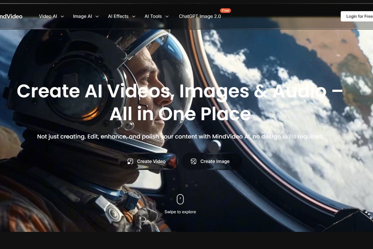 MindVideo AI text to video workflow for creating short AI videos from prompts