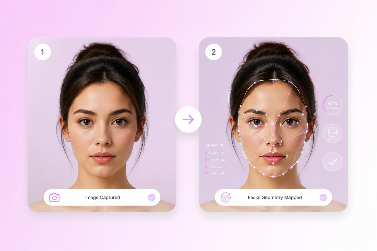 Glasses and Hair Ideas example for face shape detector