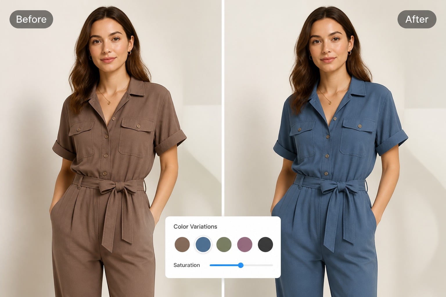 Outfit and Object Tests example for change color of image