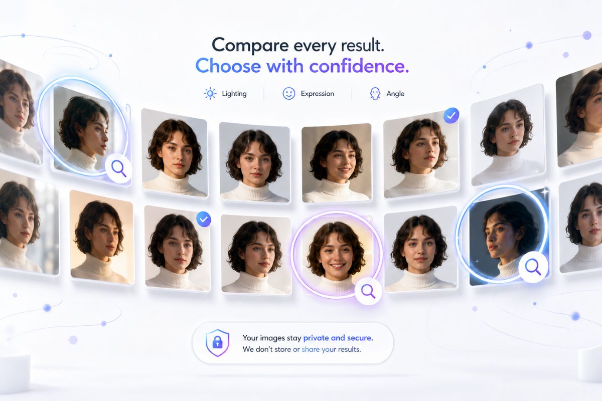 Compare batch face swap outputs