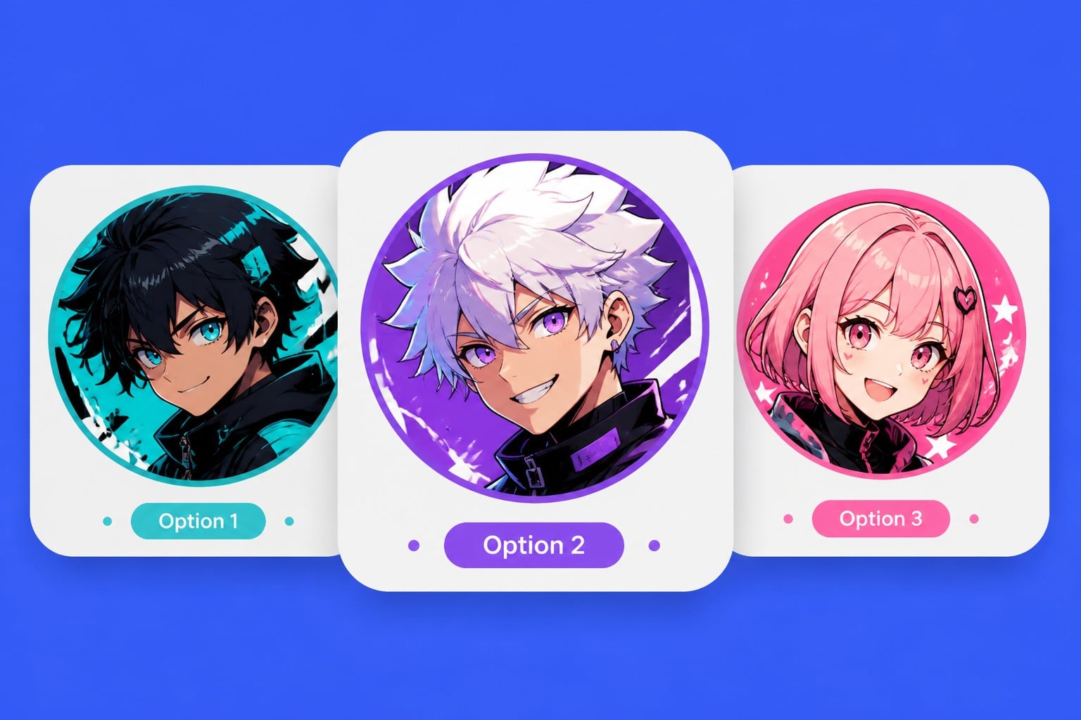 Ritaglio dell'immagine profilo anime leggibile per icone social