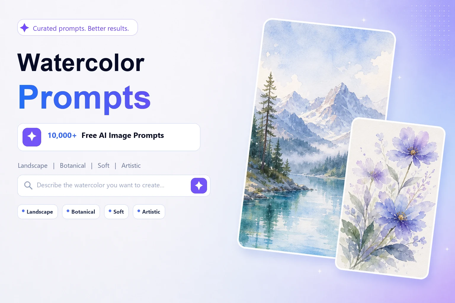 Dreamy Watercolor Landscape