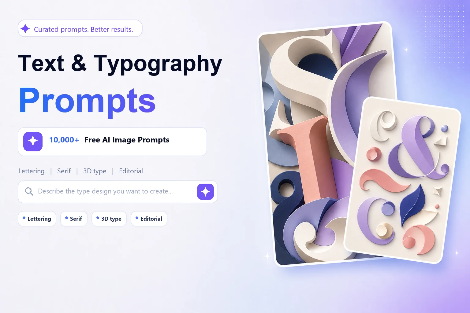 Creative Typography Layout
