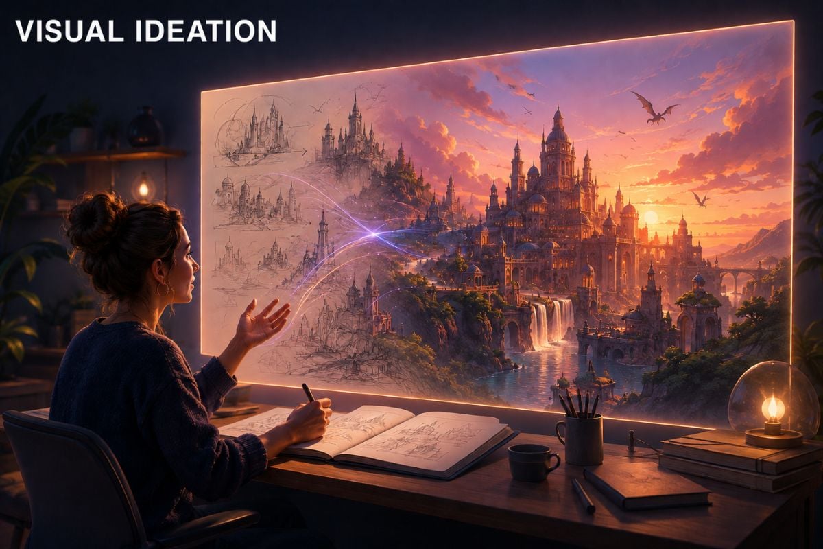 Construye visuales editoriales y de historias