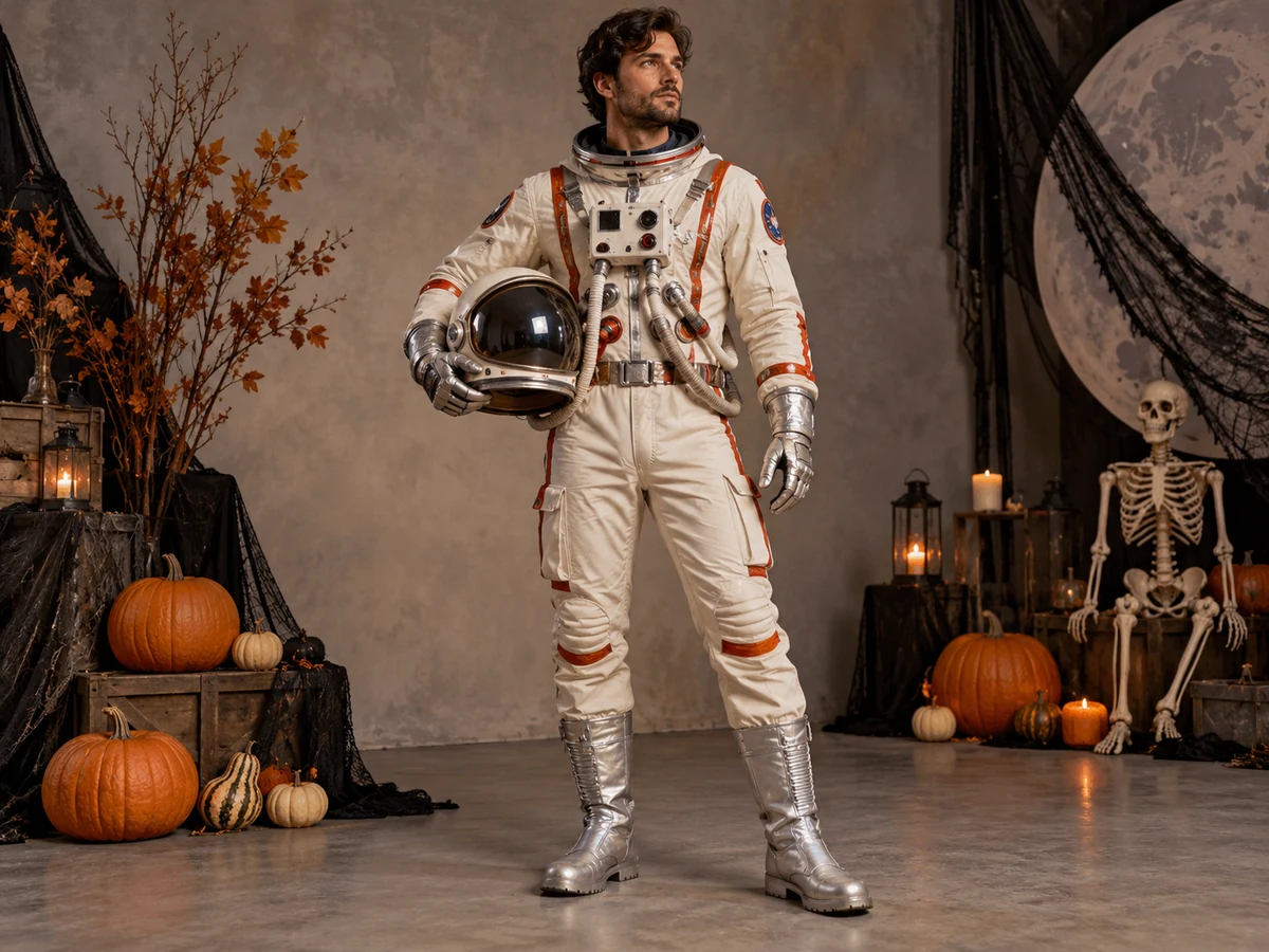 Generated example: retro astronaut Halloween costume