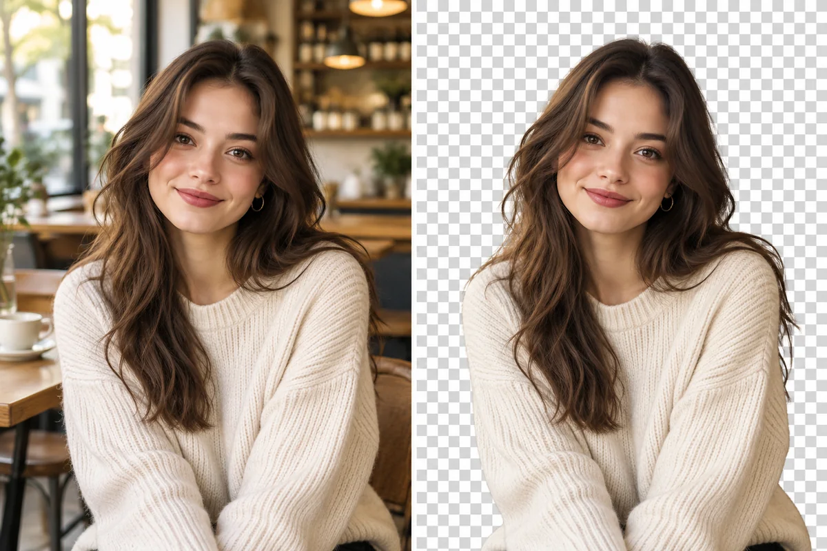 Illustrative portrait background removal from a WebP source.