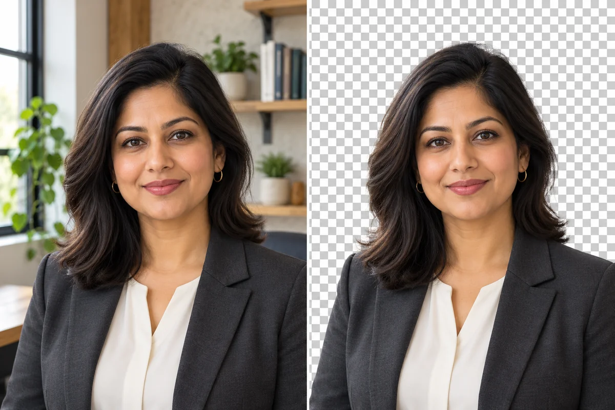 Illustrative portrait on a white background for a resume layout.