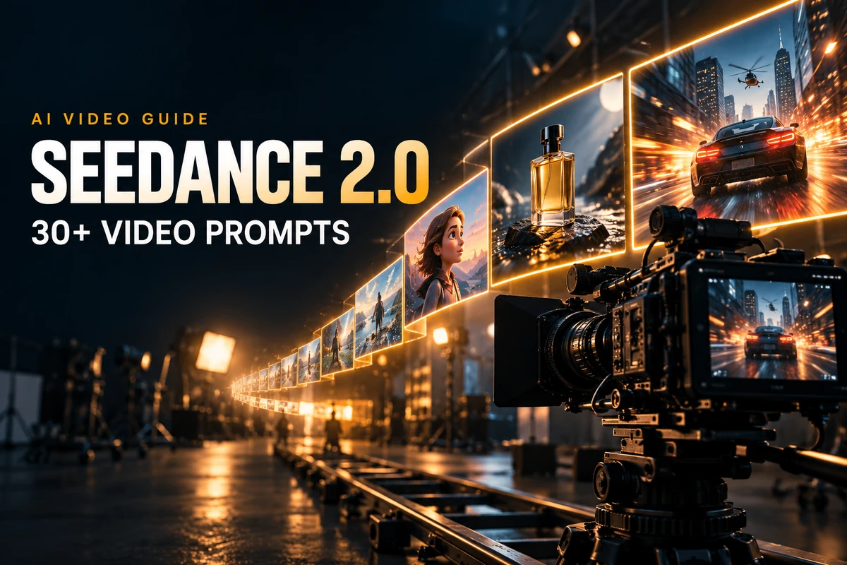 Cover Image for Über 30 Seedance 2.0-Prompts für Werbung, Storys & mehr