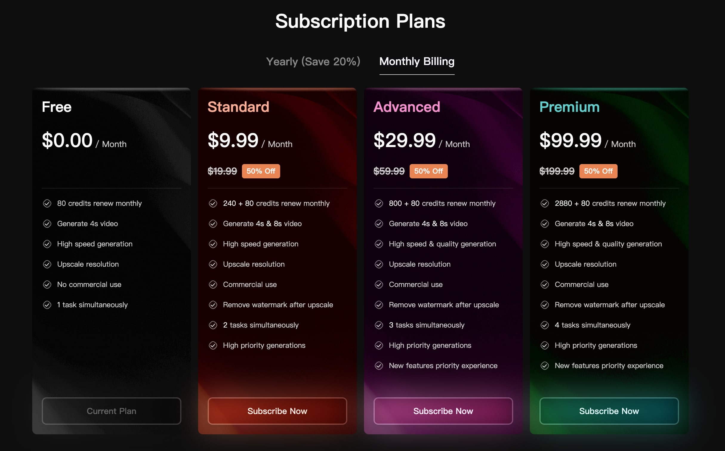 Vidu Studio AI Pricing