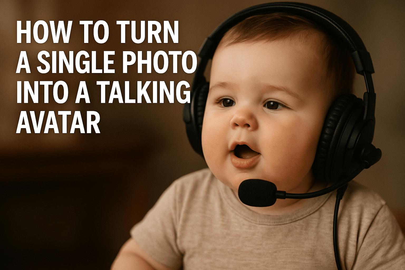 Cover Image for How to Turn a Photo into a Talking Avatar – No Tech Skills